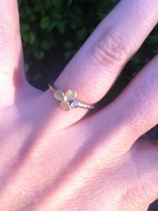 Carole's engagement ring